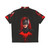 Batwoman Hawaiian Shirt with Superhero Inspired Design - Back