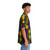 Harlequin Mardi Gras Hawaiian Shirt with Diamond Print and Fleur de Lis Decor - People Pight