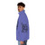 Puffer jacket with narwhal design, promoting plastic-free oceans - men side left