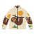 Cozy puffer jacket with a sloth design, perfect for nature-inspired, slow living