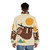 Cozy puffer jacket with a sloth design, perfect for nature-inspired, slow living - men back