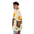 Cozy puffer jacket with a sloth design, perfect for nature-inspired, slow living - men side left