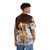 Colorful Hawaiian-style shirt featuring a vibrant yellow labrador retriever - People Back