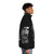 Keanu Reeves Puffer Jacket with Graphic Design - men side right