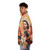 Keanu Reeves puffer jacket with Jesus Christ and dog design - men side left
