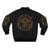 "The X-Files Inspired Bomber Jacket with 'I Want to Leave' Text" - Back