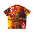 Vibrant Hawaiian Shirt featuring Springtrap from Five Nights at Freddy's in the Year of the Rabbit design - Back