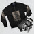 The Dark Crystal Age of Resistance Vintage Bomber Jacket with a dark and metal design - Flat lay