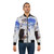 Joan Mitchell inspired watercolor abstract bomber jacket - Lifestyle