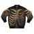 Rib Cage Bomber Jacket with Skeleton Design