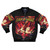 Vintage-style bomber jacket with Flash Gordon inspired design