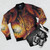 Spark Fantasy Bomber Jacket with Dragon Motif - Flat lay