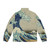 Kanagawa Wave Puffer Jacket featuring the iconic Hokusai wave design - Back