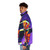 Kamen Rider Wizard Puffer Jacket - Stylish and Colorful Superhero Outerwear - men side left