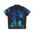 Vocaloid inspired paint splatter Hawaiian shirt - Back