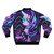Synthwave bomber jacket featuring Starlight Glimmer from My Little Pony: Friendship is Magic - Back