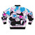 Gremlin 80s retro bomber jacket with cute mogwai design - Back