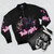 Leon Kennedy Resident Evil Survival Horror Bomber Jacket - Flat lay