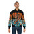 Anime inspired Japanese Ramen Dragon bomber jacket with retro Kanagawa wave design - Lifestyle