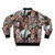 Dwight Schrute The Office Bomber Jacket with Michael Scott and Steve Carell - Back