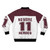 NMH Dark Red Bomber Jacket with Focus Keyword - Back