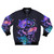 Cosmic Whale Shark Bomber Jacket with Space-Themed Design
