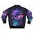 Cosmic Whale Shark Bomber Jacket with Space-Themed Design - Back