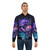 Cosmic Whale Shark Bomber Jacket with Space-Themed Design - Lifestyle