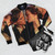 Titanic-inspired bomber jacket with Jack and Rose design - Flat lay