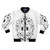 Cats and metal skull bomber jacket