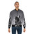 Illustration of Alfred Hitchcock's classic film "Psycho" on a bomber jacket - Lifestyle