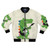 Crocodile Punk Bomber Jacket with Colorful Rainbow Design