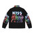 Kiss Band Puffer Jacket featuring the iconic band's logo and artwork - Back