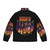 Kiss vintage design puffer jacket with iconic band logo and graphics - Back