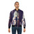 A black bomber jacket with the album cover art for "Going to Hell" by the rock band The Pretty Reckless. - Lifestyle