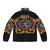 Kiss Spirit of '76 Puffer Jacket with Flames and Wings Design