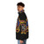 Kiss Spirit of '76 Puffer Jacket with Flames and Wings Design - men side left