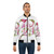 Floral Beartooth Design Bomber Jacket with Vibrant Flower Patterns - Lifestyle