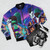 Super Monsters Kids Bomber Jacket with Iconic Designs - Flat lay