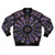 Notre Dame Rose Window Bomber Jacket with Stained Glass Design