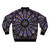 Notre Dame Rose Window Bomber Jacket with Stained Glass Design - Back