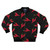 Spicy red chili pattern hot pepper bomber jacket