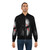Spartan bomber jacket with dark graphics, 300 movie-inspired design - Lifestyle