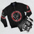 Velvet rock band bomber jacket - Flat lay