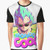 Dragon Ball retro graphic t-shirt featuring a cool, pastel-colored design
