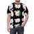 Cute monster hunter-themed t-shirt with Poogie piggie design - men front