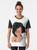 A graphic t-shirt featuring the image of drag queen Naomi Smalls from RuPaul's Drag Race All Stars 4. - Women