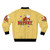 Rupert Bear Bomber Jacket with Iconic Vintage Logo and Graphic Design - Back
