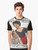 A graphic t-shirt featuring the title "Carmen Jones - That's Love" with images of vintage black Hollywood glamour, including Dorothy Dandridge and Harry Belafonte. - Men