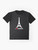 I Heart London Eiffel Tower - Joke T-Shirt Graphic Tee - Flat lay